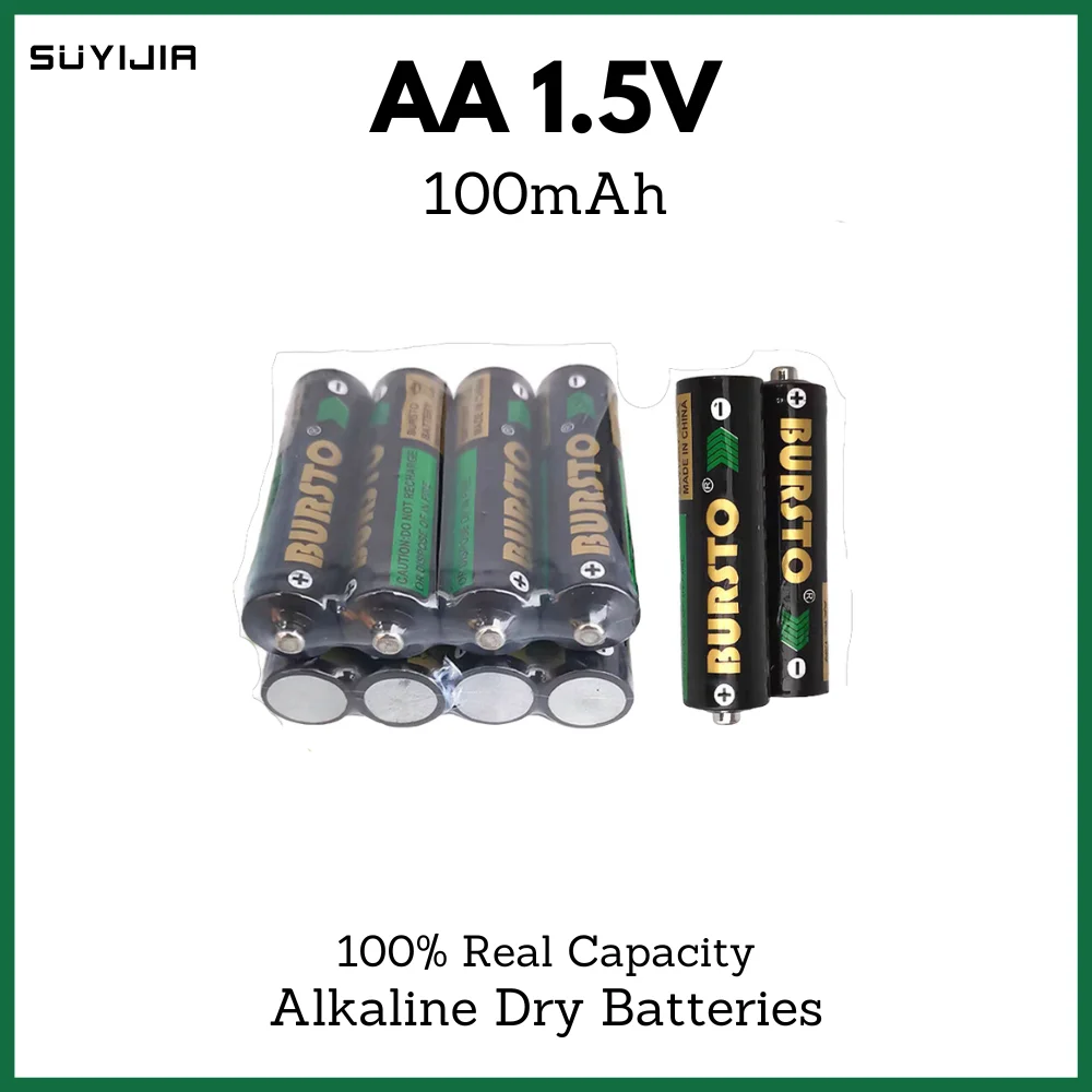 4Pcs 1.5V AA R6 Alkaline Disposable Dry Batteries Suitable for Flashlight Electric Toys Wireless Mouse CD Walkman Spare Battery
4Pcs 1.5V AA R6 Alkaline Disposable Dry Batteries Suitable for Flashlight Electric Toys Wireless Mouse CD Walkman Spare Battery