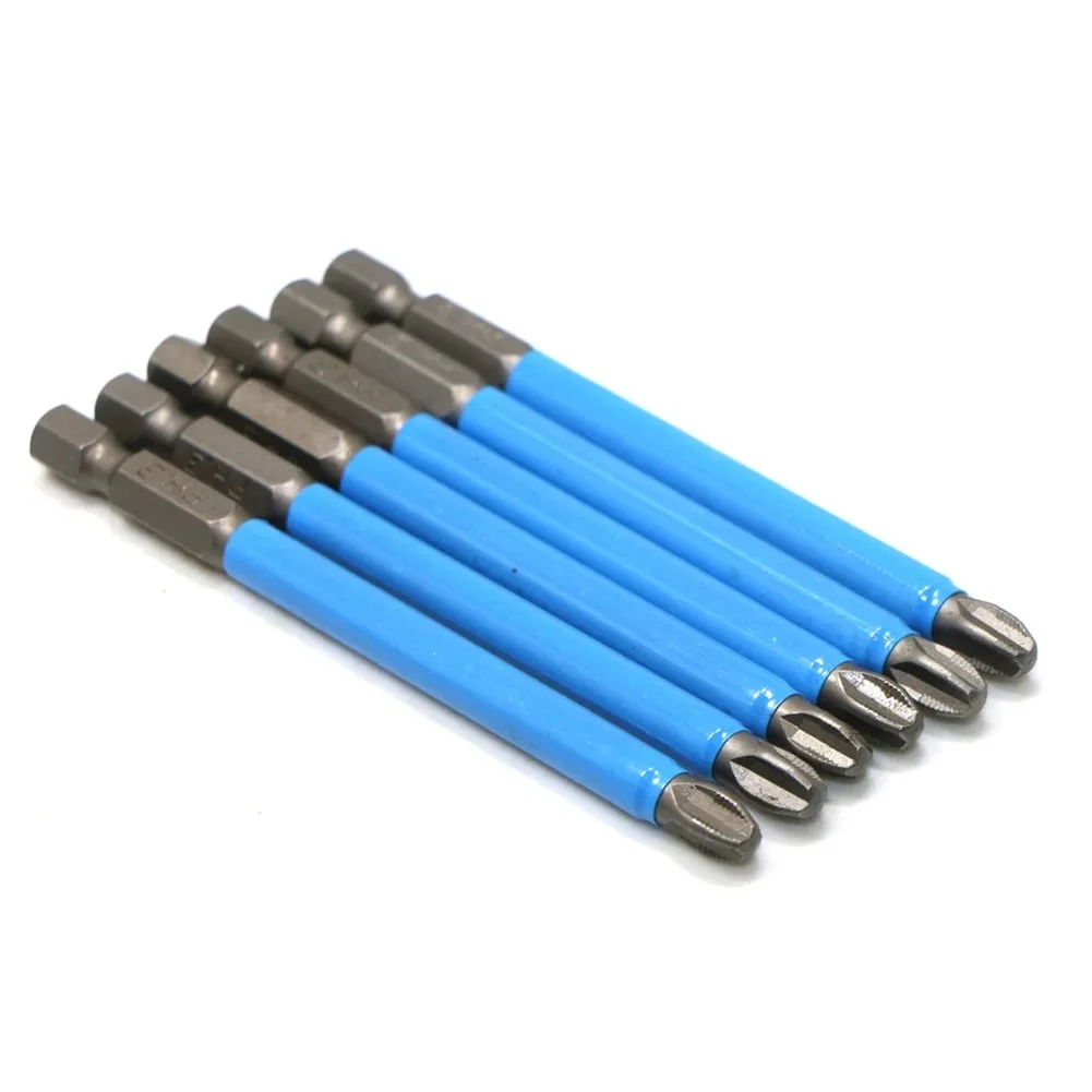 10pcs 1/4 Hex Shank Anti Slip Magnetic PH2 Screwdriver Power Bits Set 90mm Long Magnetic Wind Batch Head Screwdriver Head Bits
10pcs 1/4 Hex Shank Anti Slip Magnetic PH2 Screwdriver Power Bits Set 90mm Long Magnetic Wind Batch Head Screwdriver Head Bits