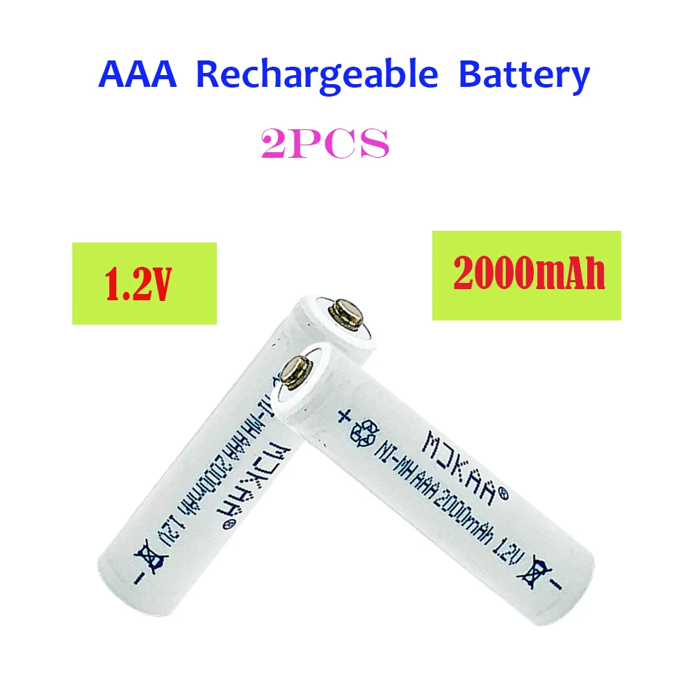 2021 Top Selling AAA 2/4/6/8Pcs 2000mAh 3A 1.2V 7# Rechargeable Battery Ni-MH Rechargeable Battery for Remote Control Toy
2021 Top Selling AAA 2/4/6/8Pcs 2000mAh 3A 1.2V 7# Rechargeable Battery Ni-MH Rechargeable Battery for Remote Control Toy