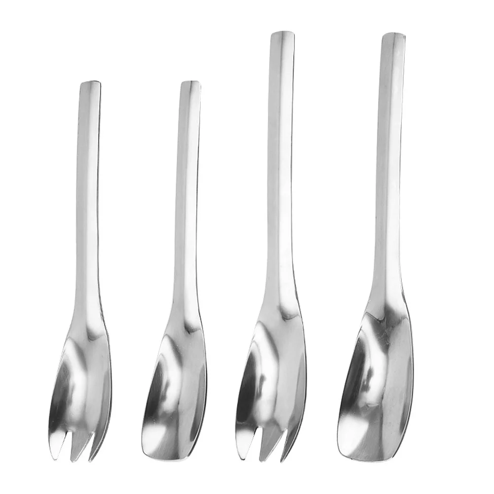 Spoon Salad Spoons Stainless Steel Kitchen Forks Dessert Server Ice Coffee Serving Metal Utensils Cream Kids Fork Stirring Set
Spoon Salad Spoons Stainless Steel Kitchen Forks Dessert Server Ice Coffee Serving Metal Utensils Cream Kids Fork Stirring Set