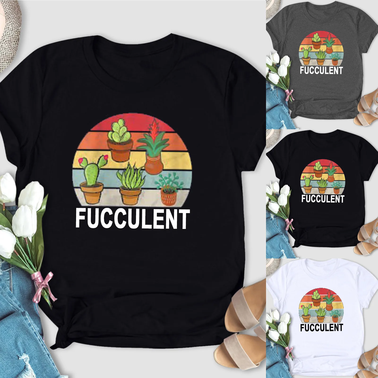 Женская блузка-реглан свободного покроя, с круглым принтом
Женская блузка-реглан свободного покроя, с круглым принтом