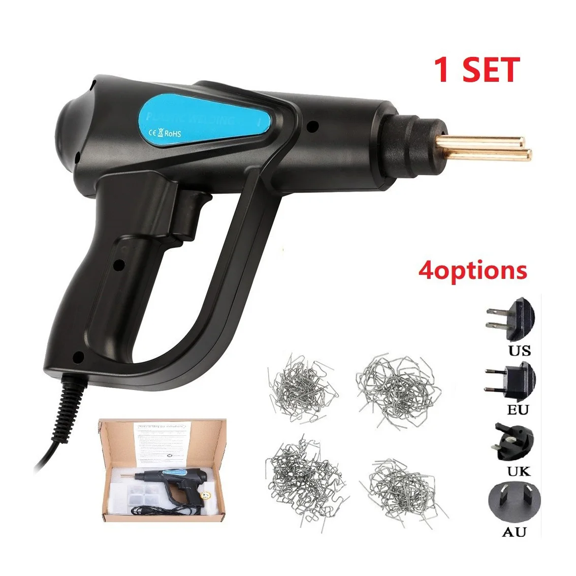 70W Hot Stapler Plastic Welding Machine Equipment Auto Car Plastic Bumper Repair Tool Kit EU/ US/ AU/ UK 4 Plug Welder Gun
70W Hot Stapler Plastic Welding Machine Equipment Auto Car Plastic Bumper Repair Tool Kit EU/ US/ AU/ UK 4 Plug Welder Gun
