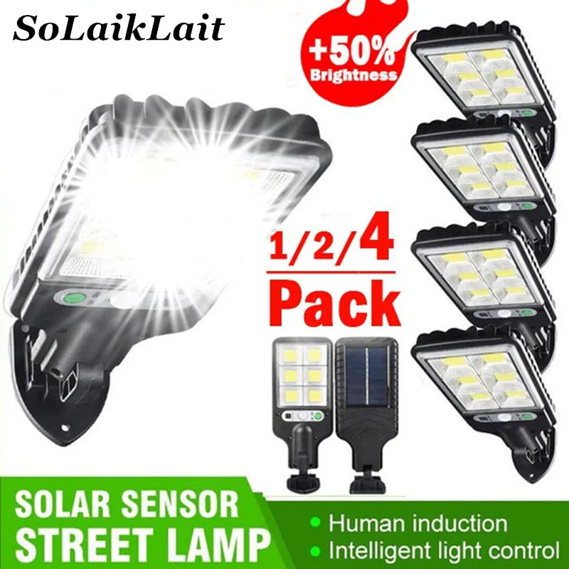 72 COB LED Solar Street Lights Outdoor Solar Lamp With 3 Light Mode Waterproof Motion Sensor Security Lighting for Garden Patio
72 COB LED Solar Street Lights Outdoor Solar Lamp With 3 Light Mode Waterproof Motion Sensor Security Lighting for Garden Patio