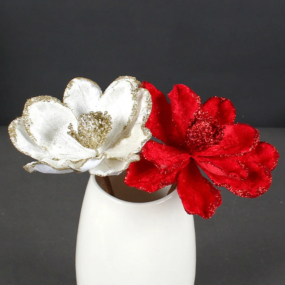 16CM Christmas Flower Simulation Gold Powder Flower Christmas Tree Decoration Flower Arrangement Home Party New Year Gift
16CM Christmas Flower Simulation Gold Powder Flower Christmas Tree Decoration Flower Arrangement Home Party New Year Gift