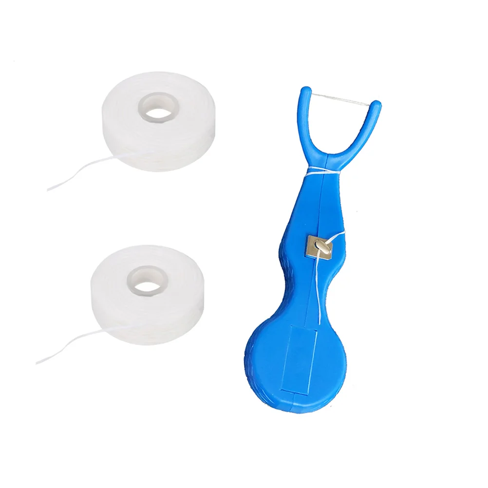 Plastic Dental Floss Stick With 2 Pcs Dental Floss Nylon Wire Portable Teeth Care Cleaner Cleaning Tools Set Dental Floss Stick
Plastic Dental Floss Stick With 2 Pcs Dental Floss Nylon Wire Portable Teeth Care Cleaner Cleaning Tools Set Dental Floss Stick