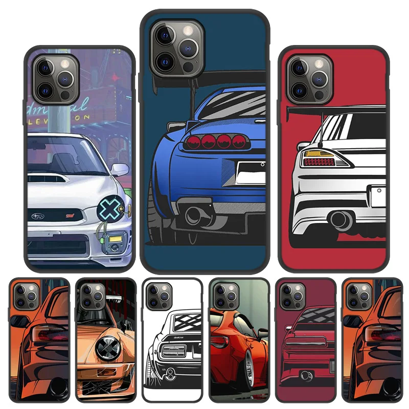 Japan JDM Sports Car Soft Case for IPhone 12 Pro Max Case Coque IPhone11 11 Pro 13 Mini XR XS Max X 7 8 Plus SE 2020 6s Cover
Japan JDM Sports Car Soft Case for IPhone 12 Pro Max Case Coque IPhone11 11 Pro 13 Mini XR XS Max X 7 8 Plus SE 2020 6s Cover
