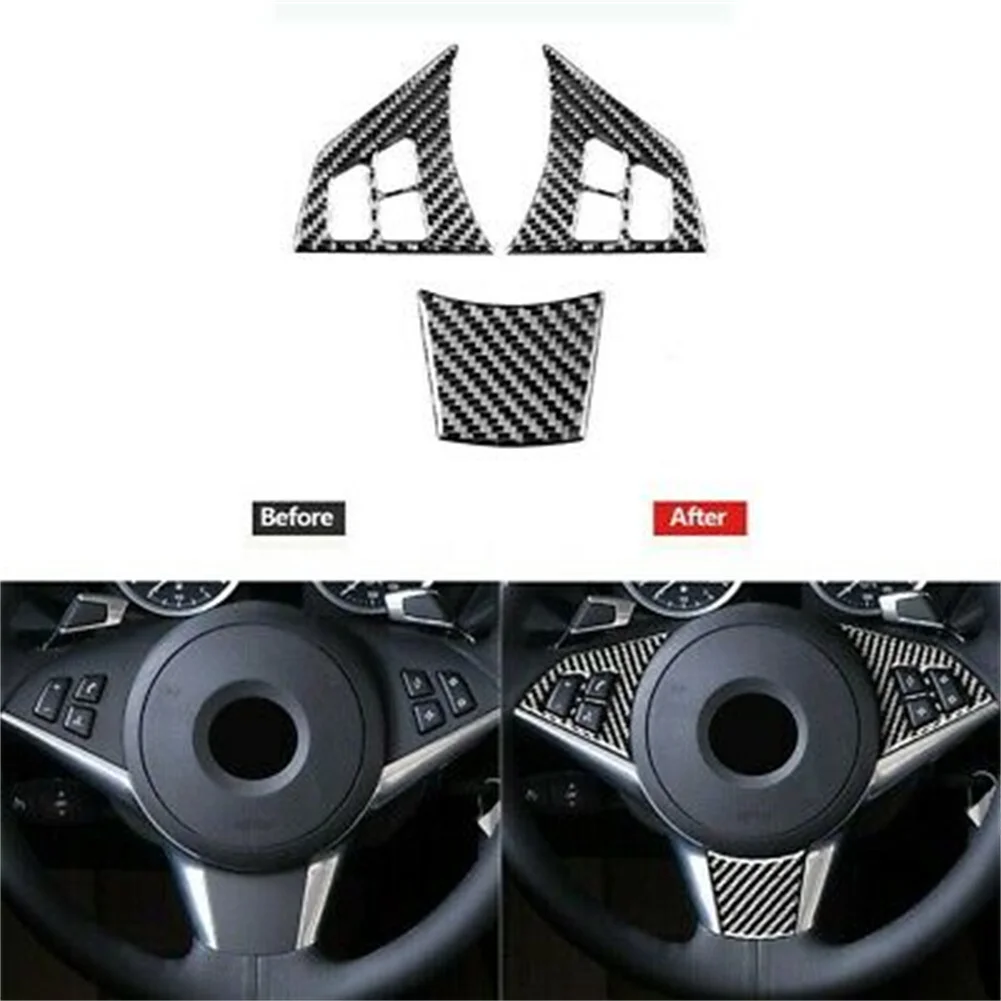 1set Steering Wheel Decoration Cover Trim Carbon Fiber For BMW E60 5-Series 2004-2010 Front Steering Wheel Decoration Cover Trim
1set Steering Wheel Decoration Cover Trim Carbon Fiber For BMW E60 5-Series 2004-2010 Front Steering Wheel Decoration Cover Trim