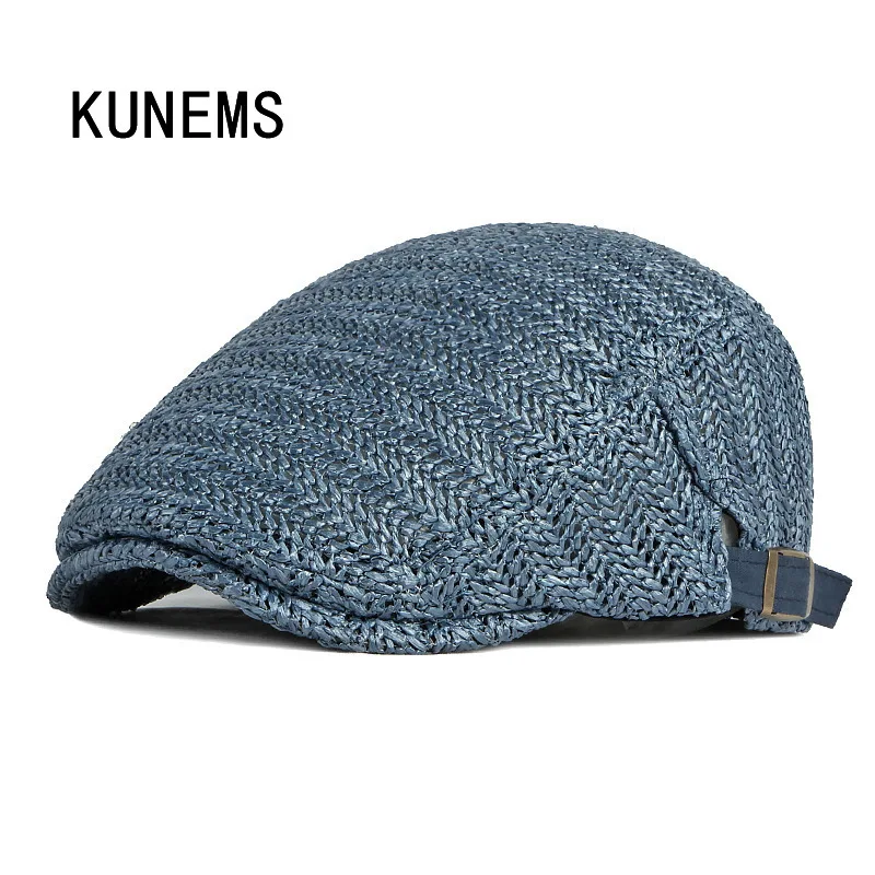 KUNEMS Braided Breathable Newsboy Caps Fashion Hats for Men Retro Berets Boina Solid Color Dad Cap Unisex Hat Gorras
KUNEMS Braided Breathable Newsboy Caps Fashion Hats for Men Retro Berets Boina Solid Color Dad Cap Unisex Hat Gorras