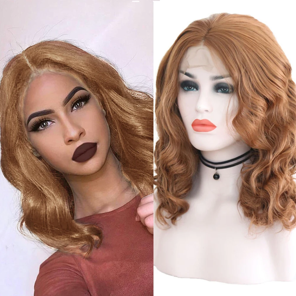 FANXITION Synthetic Wig Brown Short Bob Wigs Body Wavy Wigs For Black Women Pre Plucked With Baby Hair High Temperature Fiber
FANXITION Synthetic Wig Brown Short Bob Wigs Body Wavy Wigs For Black Women Pre Plucked With Baby Hair High Temperature Fiber