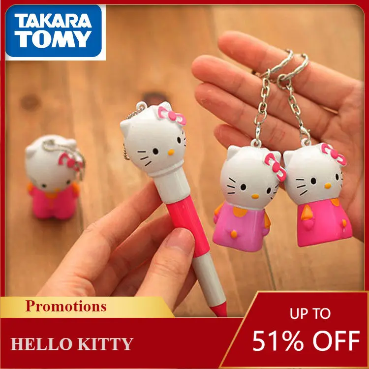 Kawaii Hello Kitty cute cartoon ballpoint pen keychain children's writing pen
Kawaii Hello Kitty cute cartoon ballpoint pen keychain children's writing pen