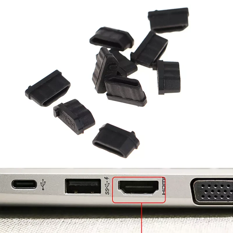 10pcs Protective Cover Rubber Covers Dust Cap For HDMI-compatible Female Dust Plug Charging Port Protector Cap
10pcs Protective Cover Rubber Covers Dust Cap For HDMI-compatible Female Dust Plug Charging Port Protector Cap