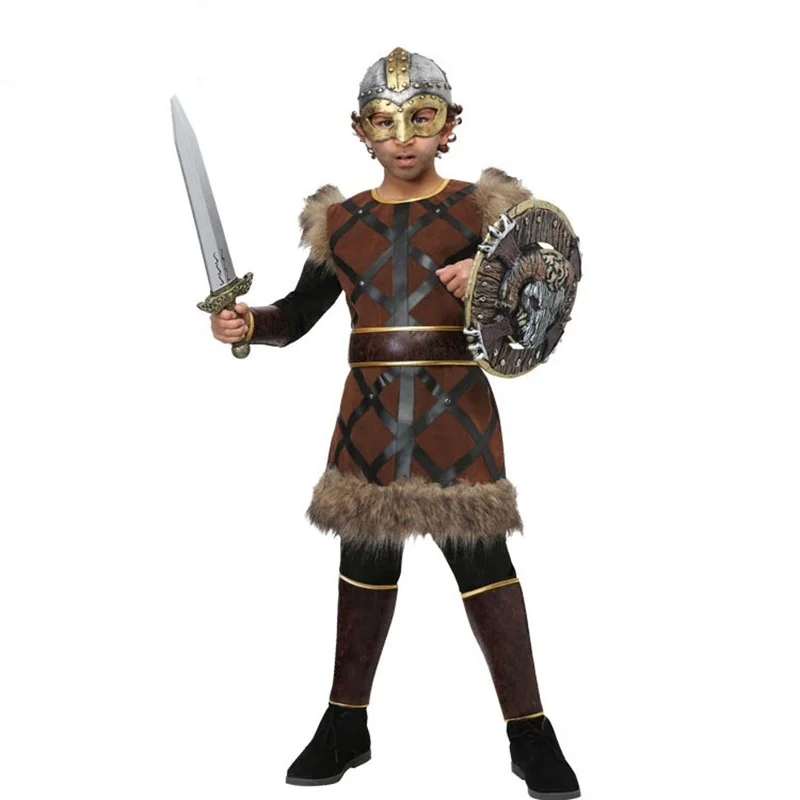 Children Boys Medieval Knight Warrior Stage Cosplay Costume Party Nordic Costumes Norman Chevalier Viking Pirate Tops Halloween
Children Boys Medieval Knight Warrior Stage Cosplay Costume Party Nordic Costumes Norman Chevalier Viking Pirate Tops Halloween