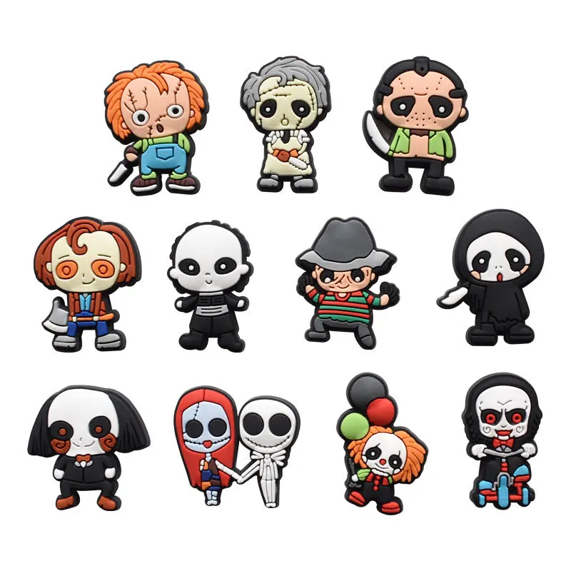 Horror Movie Series Shoe Charms DIY Scream Grim Reaper Chainsaw Wizard Shoe Accessories Crocs Charms Decorate Halloween Gifts
Horror Movie Series Shoe Charms DIY Scream Grim Reaper Chainsaw Wizard Shoe Accessories Crocs Charms Decorate Halloween Gifts