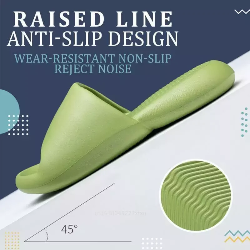 NEW 2023 Wear-resistant Thick-soled Super Soft Slippers Sole Slide Sandals Leisure Men Ladies Indoor Bathroom Anti-slip Shoes
NEW 2023 Wear-resistant Thick-soled Super Soft Slippers Sole Slide Sandals Leisure Men Ladies Indoor Bathroom Anti-slip Shoes