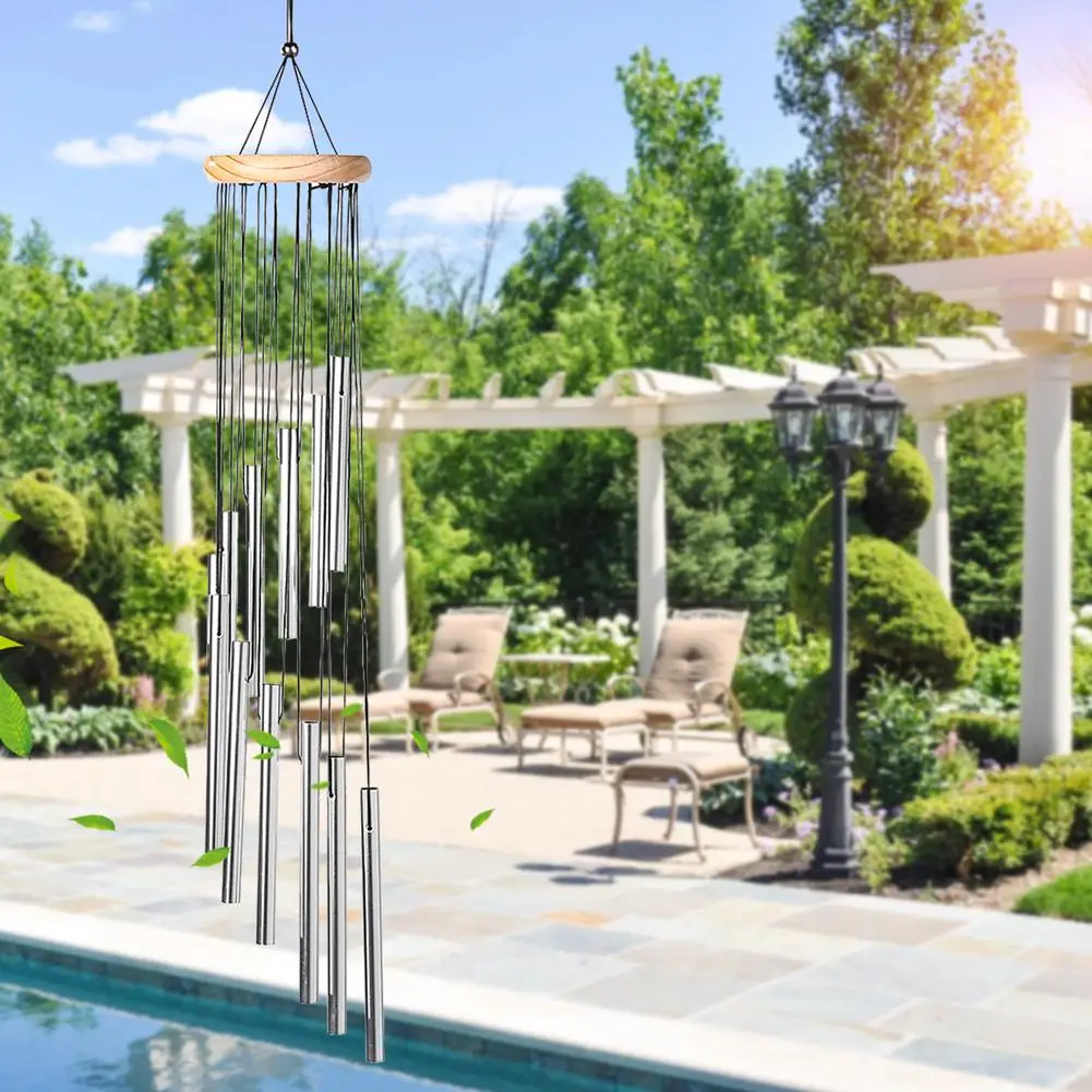 Wind Chimes Indoor Outdoor, Garden Wind Chimes with 12 Aluminum Alloy Tubes for Garden Patio Garden Terrace Balcony Decor
Wind Chimes Indoor Outdoor, Garden Wind Chimes with 12 Aluminum Alloy Tubes for Garden Patio Garden Terrace Balcony Decor