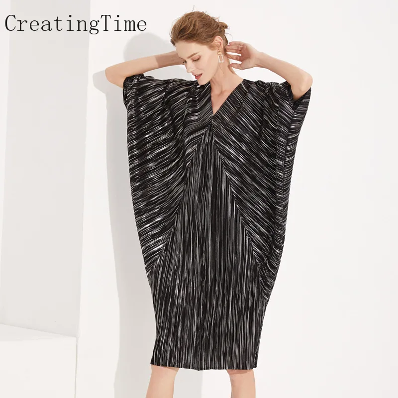 Creatingtime Festival Outfit Pleated Dress 2022 Summer New Round Neck Batwing Sleeve Bronzing Loose Women's Clothing LH405
Creatingtime Festival Outfit Pleated Dress 2022 Summer New Round Neck Batwing Sleeve Bronzing Loose Women's Clothing LH405