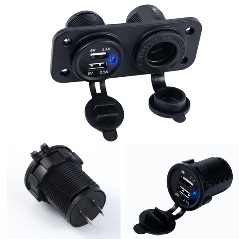 12V Cigarette Lighter Socket Splitter Dual USB Car Quick Charger Power Adapter Multi Plug Port Outlet Converter Built-In Marine
12V Cigarette Lighter Socket Splitter Dual USB Car Quick Charger Power Adapter Multi Plug Port Outlet Converter Built-In Marine