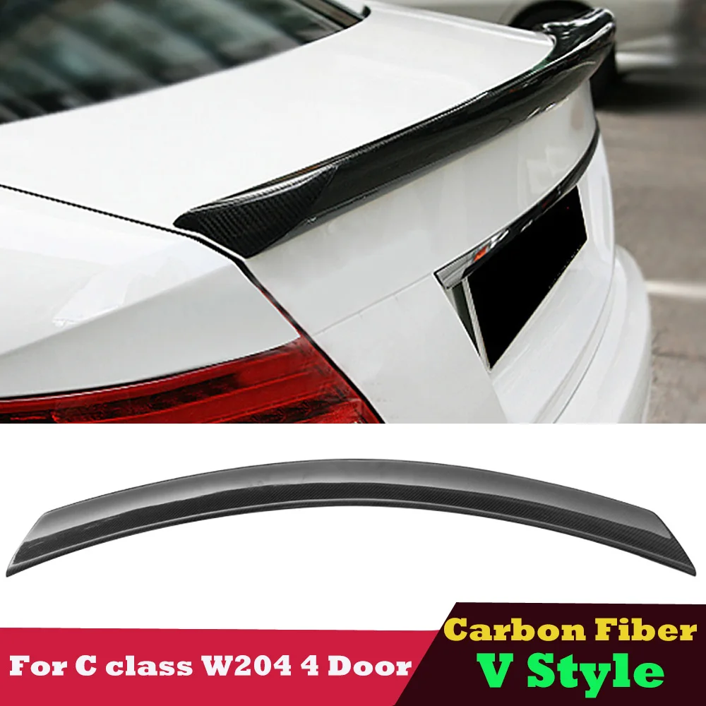 Genuine Carbon Fiber Material Veath V Style Rear Trunk Boot Spoiler for Mercedes Benz C Class W204 2007-2014 4 Door Sedan C220
Genuine Carbon Fiber Material Veath V Style Rear Trunk Boot Spoiler for Mercedes Benz C Class W204 2007-2014 4 Door Sedan C220