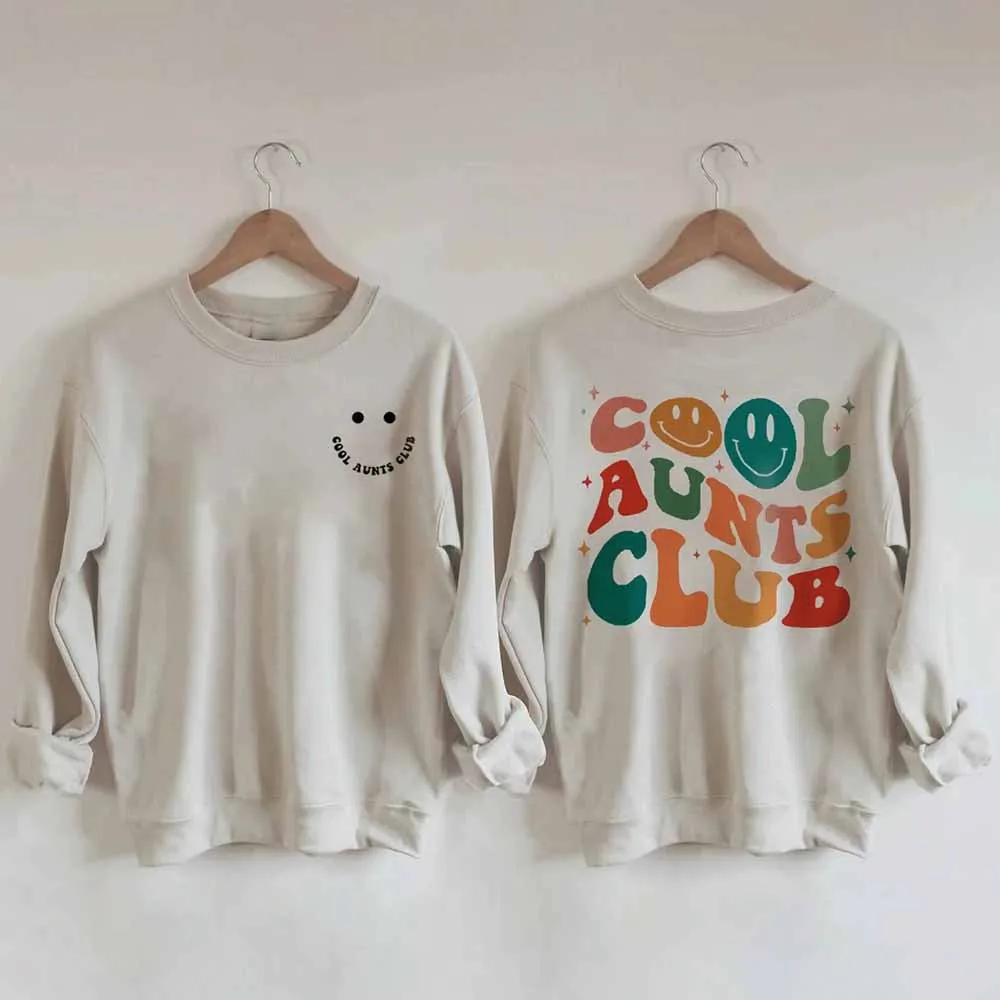 Rheaclot Cool Aunts Club Print Women's Retro Vintage Cotton Long Sleeves Sweatshirt
Rheaclot Cool Aunts Club Print Women's Retro Vintage Cotton Long Sleeves Sweatshirt