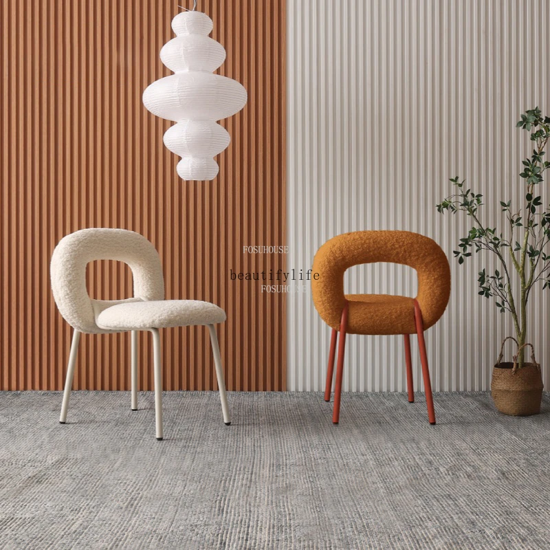 GY Cashmere Couch Nordic Modern Home Dining Chair Ins Style Backrest Chair Small Apartment
GY Cashmere Couch Nordic Modern Home Dining Chair Ins Style Backrest Chair Small Apartment