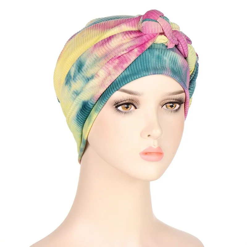 

KepaHoo 2022 New Muslim Women Twist Braid Turban Hats Pre Tied Headscarf Soft Hijabs Bandana Headwrap Chemo Beanies Caps Cover