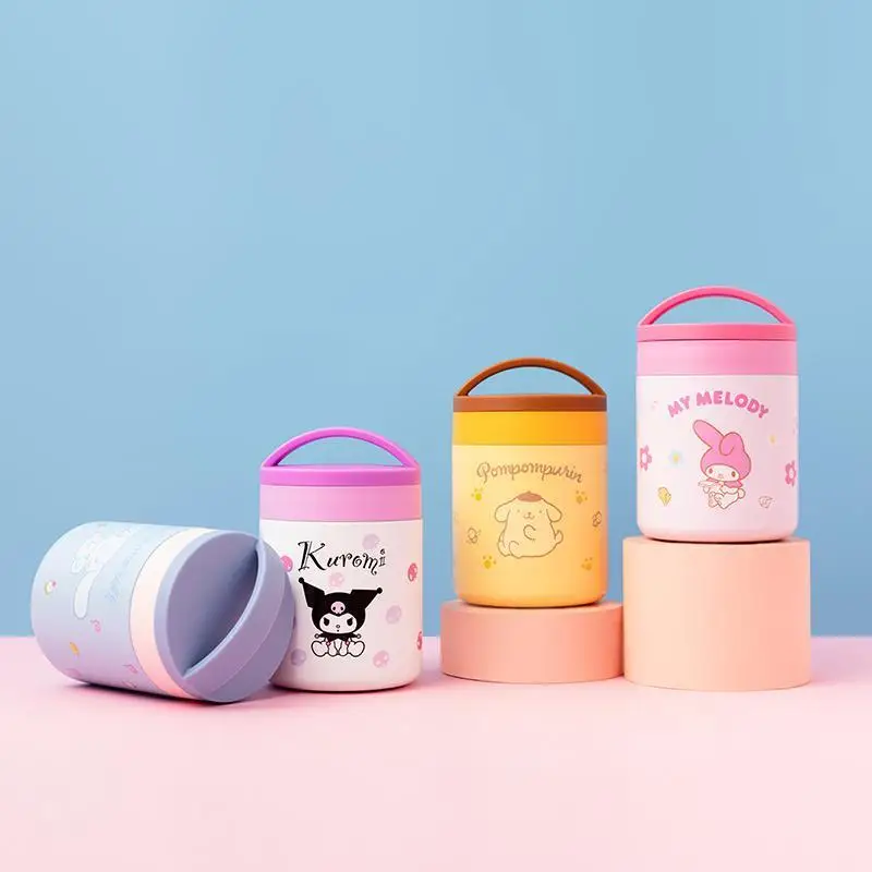 420 мл аниме Sanrios пищевая термобанка Kuromi Melody Cinnamoroll из нержавеющей стали Термокружка для супа стандартная коробка Посуда
420 мл аниме Sanrios пищевая термобанка Kuromi Melody Cinnamoroll из нержавеющей стали Термокружка для супа стандартная коробка Посуда