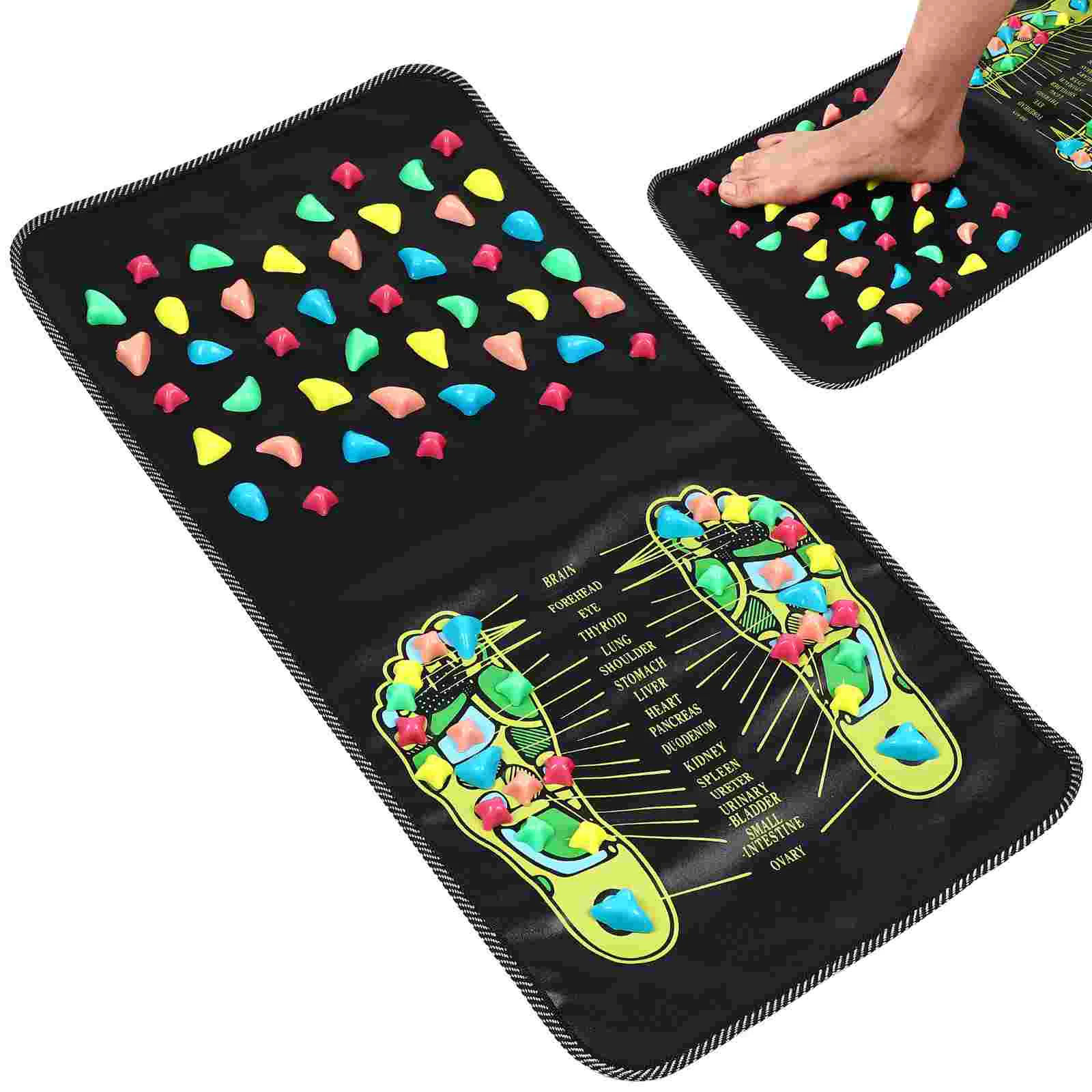 Foot Mat Foot Acupressure Mat Foot Reflexology Mat Pressure Stone Pad for Home Use
Foot Mat Foot Acupressure Mat Foot Reflexology Mat Pressure Stone Pad for Home Use