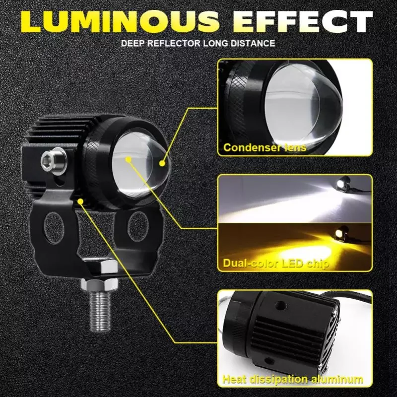 LED Auxiliary Headlight For SUV ATV Motorcycle Spotlights Lamp Vehicle 60W 6000K Spotlight Headlight Brightness Car Light
LED Auxiliary Headlight For SUV ATV Motorcycle Spotlights Lamp Vehicle 60W 6000K Spotlight Headlight Brightness Car Light