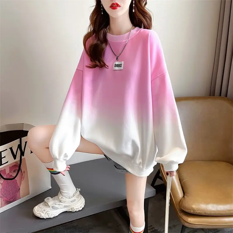 Gradient Color Sweater Women Thin Section Long Sleeve Sweatshirt Loose Casual Cartoon Pattern Number Cute Girl Kawaii Summer Y2K
Gradient Color Sweater Women Thin Section Long Sleeve Sweatshirt Loose Casual Cartoon Pattern Number Cute Girl Kawaii Summer Y2K