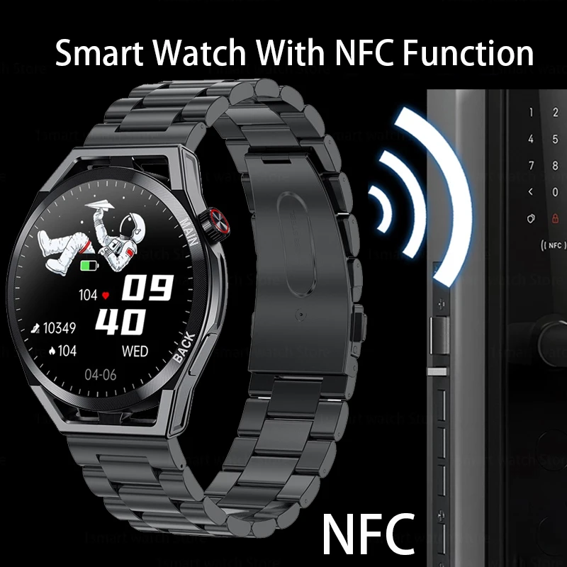 LIGE New NFC Smartwatch Sedentary Reminder Alarm Clock Set Message Push And Display Answer Phone Men Smart Watch With Charger
LIGE New NFC Smartwatch Sedentary Reminder Alarm Clock Set Message Push And Display Answer Phone Men Smart Watch With Charger