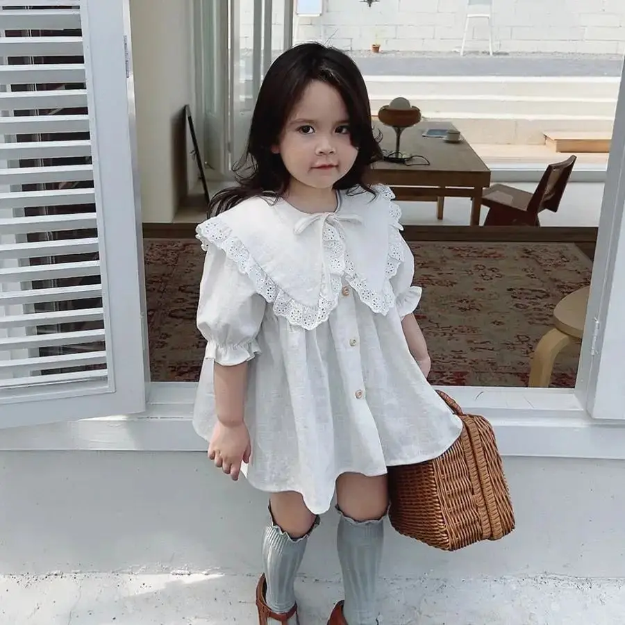 Kids Dress For 2022 Summer Toddler Kids Dresses For Girls Clothes Children Casual Vintage White Costume 6Years
Kids Dress For 2022 Summer Toddler Kids Dresses For Girls Clothes Children Casual Vintage White Costume 6Years