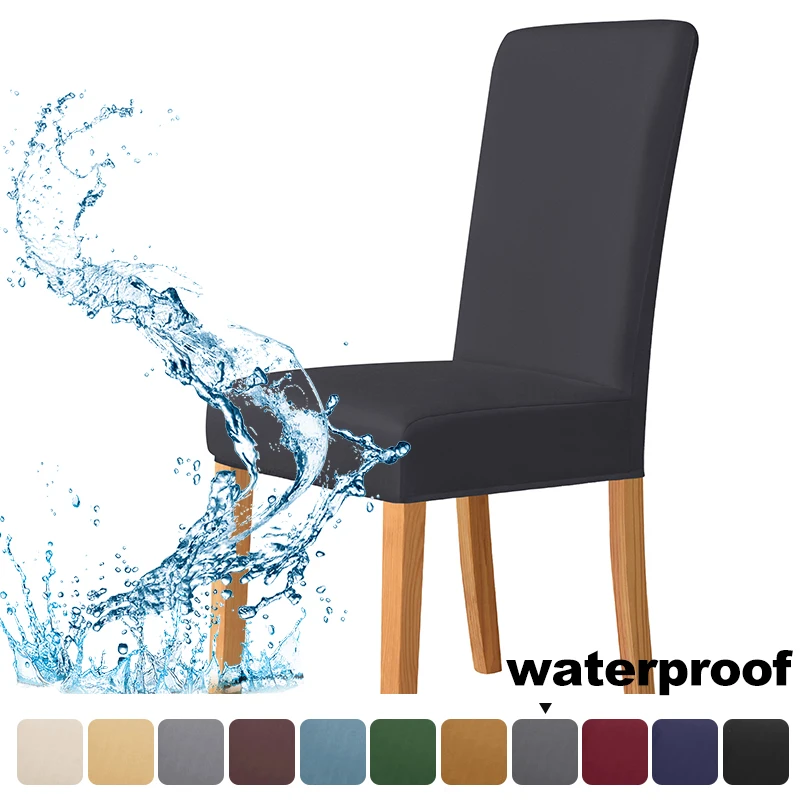 Waterproof Chair Cover Solid Color Elastic Removable Chair Covers Protector For Living Room Kitchen Wedding Dinner Home 11colors
Waterproof Chair Cover Solid Color Elastic Removable Chair Covers Protector For Living Room Kitchen Wedding Dinner Home 11colors