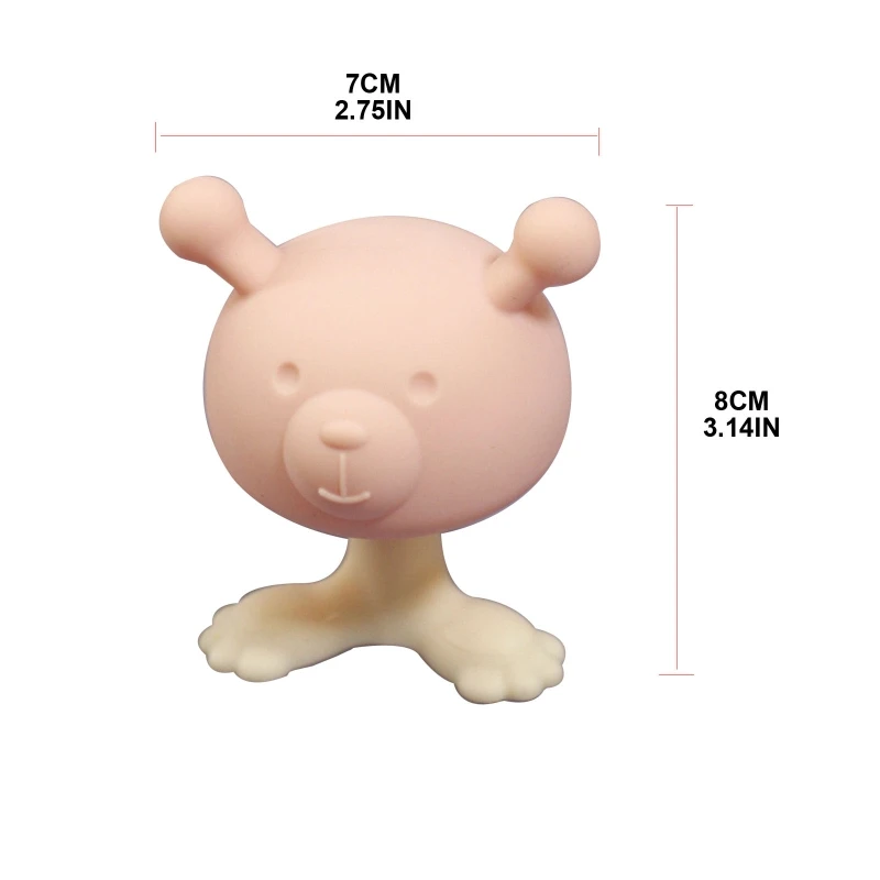 Y4QA Silicone Baby Teether Teething Toys Cartoon Chew Toy for Boys Girls Infant Gift
Y4QA Silicone Baby Teether Teething Toys Cartoon Chew Toy for Boys Girls Infant Gift