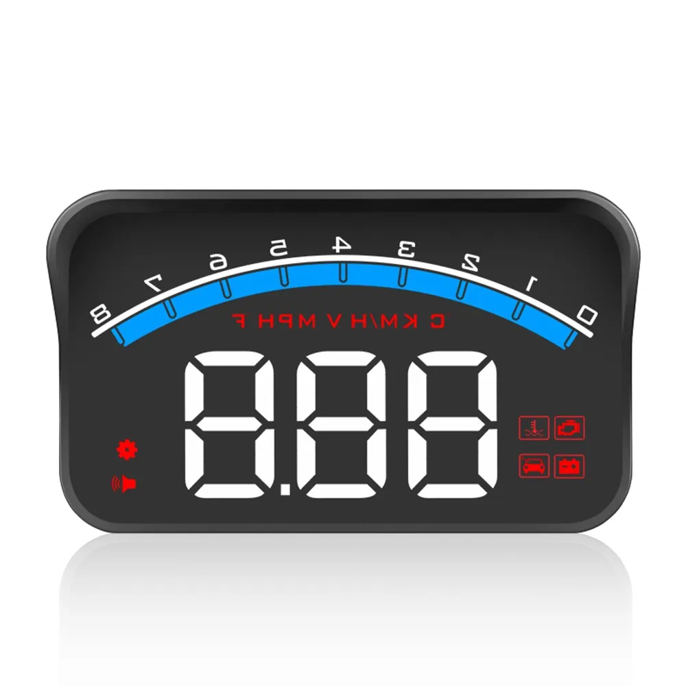 Universal M6S Car HUD Display ODB II GPS Speedometer Tachometer Speed/Water
Universal M6S Car HUD Display ODB II GPS Speedometer Tachometer Speed/Water