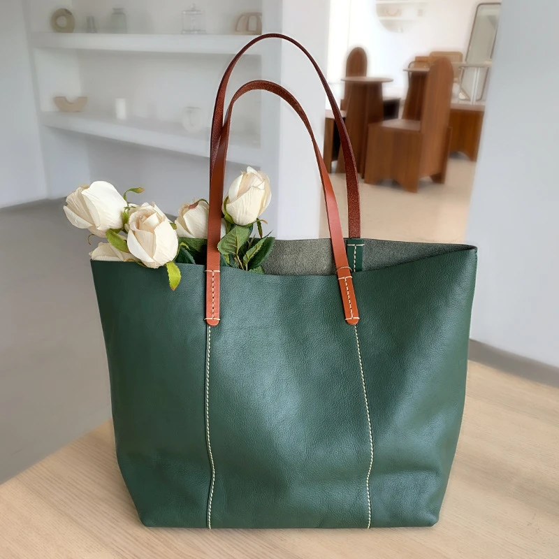 Women Tote Bag High Quality Genuine Leather One-shoulder Handbag Bag For Female Messenger Bag Luxury Design Lady Shopping Bags
Women Tote Bag High Quality Genuine Leather One-shoulder Handbag Bag For Female Messenger Bag Luxury Design Lady Shopping Bags