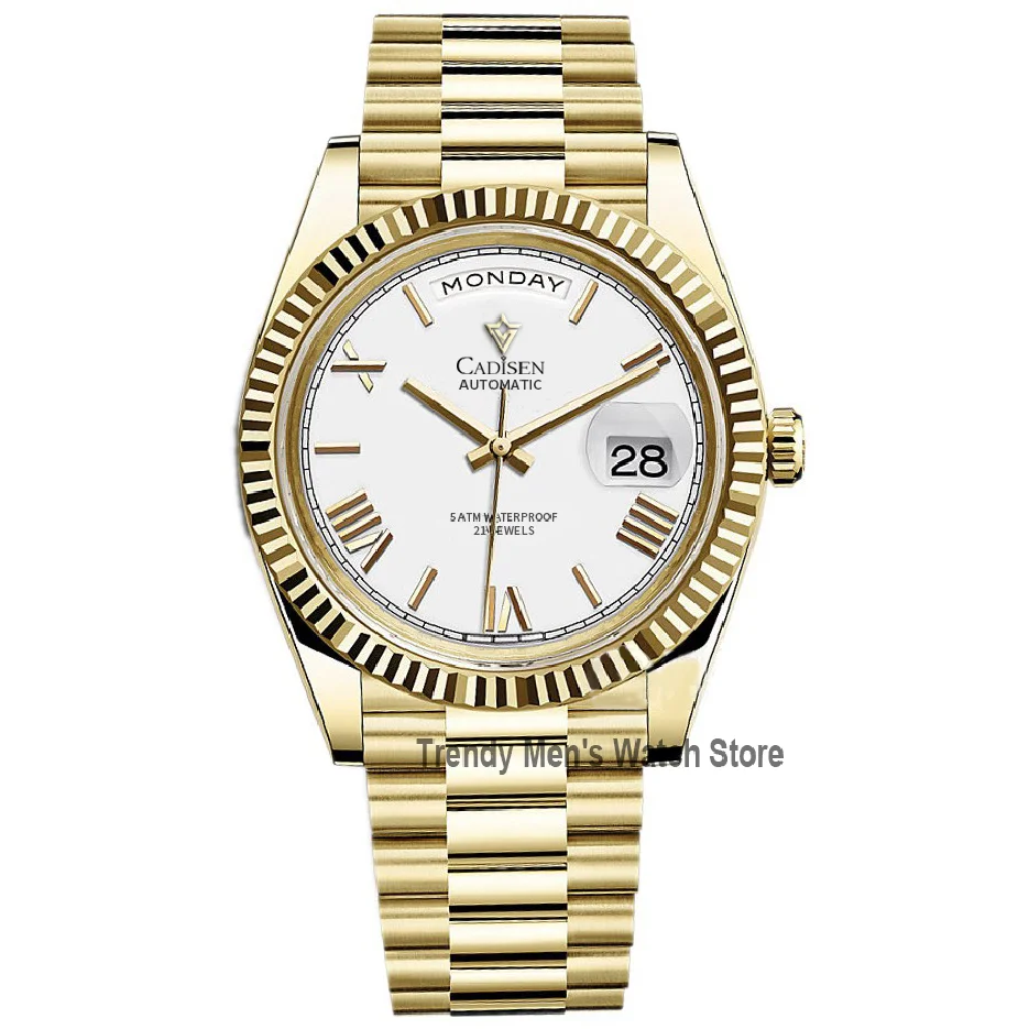2022 New CADISEN Men's Mechanical Watches Sapphire Luxury Automatic Watch Men Business Watch Relogio Masculino
2022 New CADISEN Men's Mechanical Watches Sapphire Luxury Automatic Watch Men Business Watch Relogio Masculino
