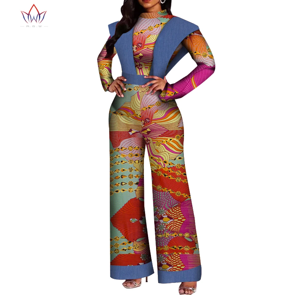 African Style 2021 Women cause Jumpsuit Bazin Riche Private Custom Full Sleeve Ankle Length Wide Leg Loose Overalls WY4430
African Style 2021 Women cause Jumpsuit Bazin Riche Private Custom Full Sleeve Ankle Length Wide Leg Loose Overalls WY4430