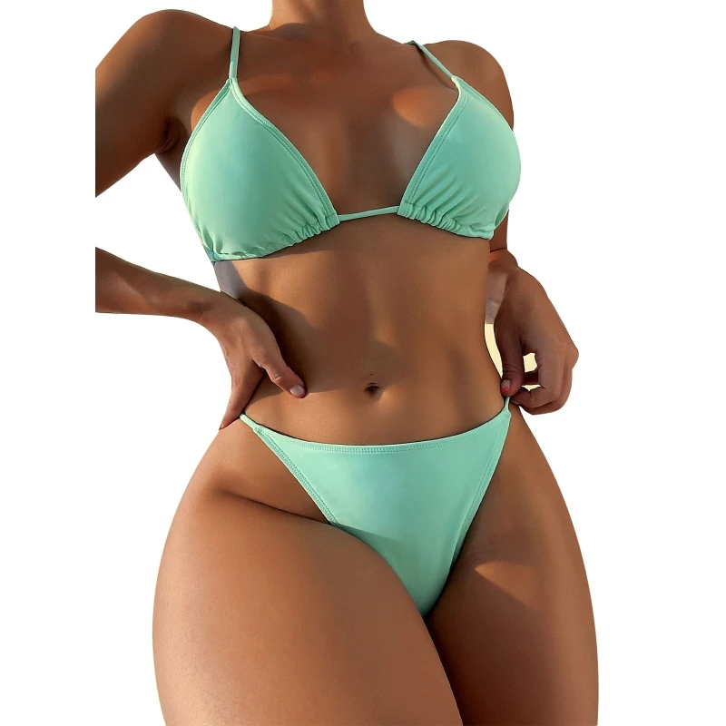 Sexy Bikinis Swimsuit with Rhinestones Decor Women Stylish Summer Push Up Bathing Suit Halter Top Bikini High Waist Beachwear
Sexy Bikinis Swimsuit with Rhinestones Decor Women Stylish Summer Push Up Bathing Suit Halter Top Bikini High Waist Beachwear