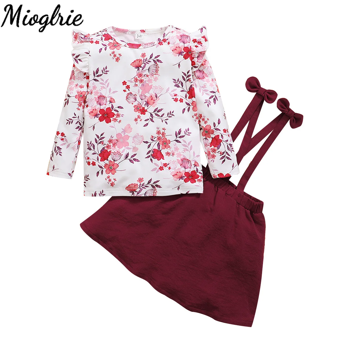 Kids Girl Clothes 2Pcs Floral Long Sleeves Top + Strap Skirt Children Girl Fashion Outfit Suit Toddler Infant Girl Dress
Kids Girl Clothes 2Pcs Floral Long Sleeves Top + Strap Skirt Children Girl Fashion Outfit Suit Toddler Infant Girl Dress