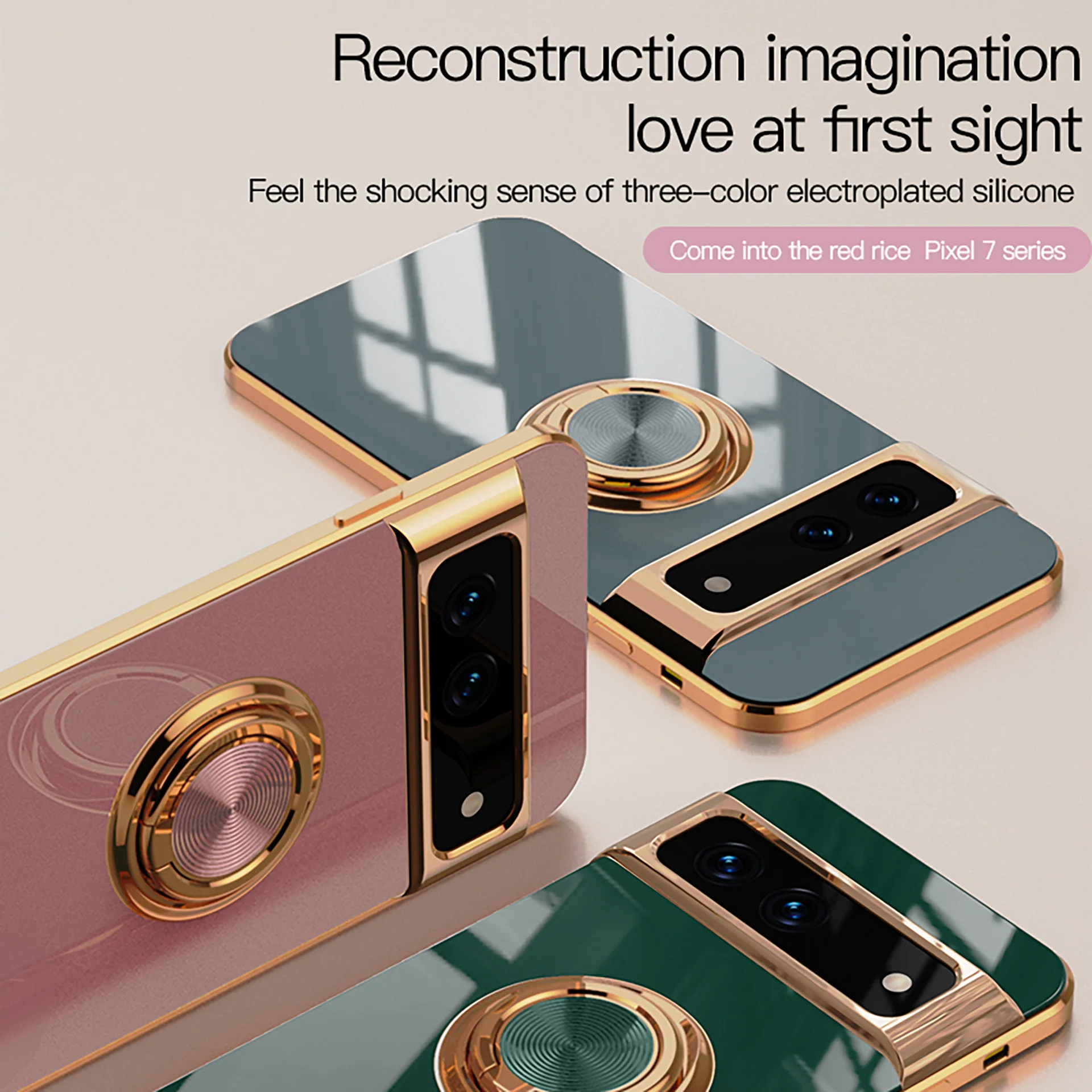Suitable for Google Google Pixel 7 Mobile Phone Case 7Pro Electroplating Silicone Protective Sleeve Ring Buckle Magnetic TPU
Suitable for Google Google Pixel 7 Mobile Phone Case 7Pro Electroplating Silicone Protective Sleeve Ring Buckle Magnetic TPU