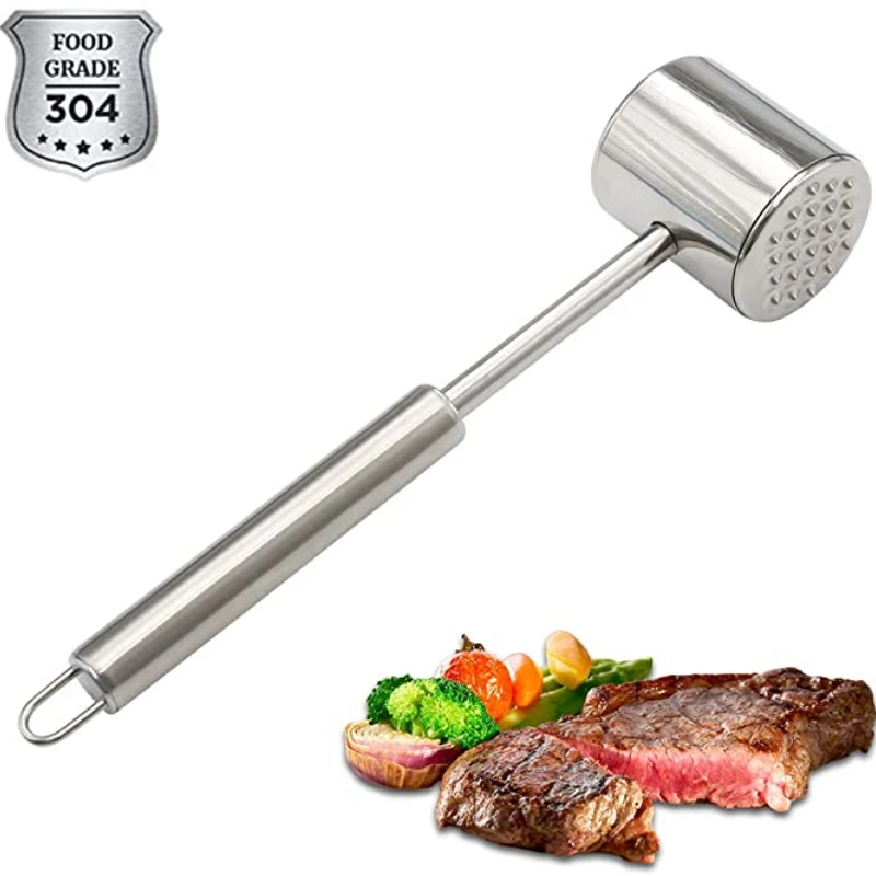 Meat Tenderizer Hammer,Mallet Tool,Pounder for Tenderizing Steak, and Poultry. Heavy Duty Construction with Comfort Grip Handle
Meat Tenderizer Hammer,Mallet Tool,Pounder for Tenderizing Steak, and Poultry. Heavy Duty Construction with Comfort Grip Handle