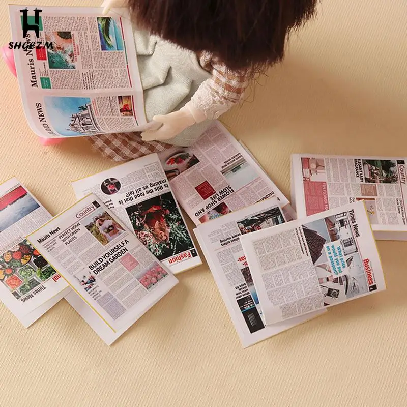 9Pcs/set Dollhouse Colorful Newspaper Miniature Colored Newspaper Model Living Scene Decor Toy Doll House Accessories
9Pcs/set Dollhouse Colorful Newspaper Miniature Colored Newspaper Model Living Scene Decor Toy Doll House Accessories