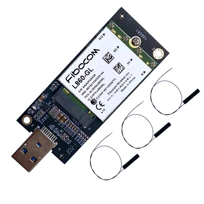 Fibocom USB 4G Module L860-GL FDD-LTE TDD-LTE Cat16 4G Card L860 GL LTE Module USB Module L860-Gl
Fibocom USB 4G Module L860-GL FDD-LTE TDD-LTE Cat16 4G Card L860 GL LTE Module USB Module L860-Gl