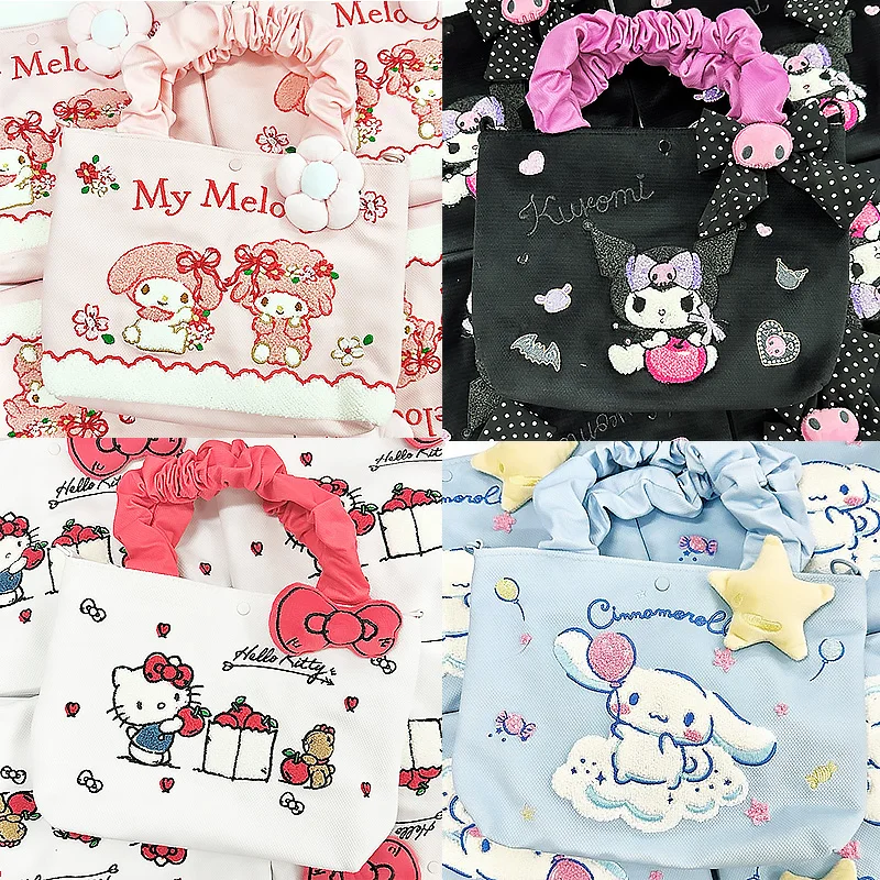 Kawaii Sanrio Hello Kitty Embroidery Handbag Messenger Bag 2023 New Anime Kuromi Cinnamoroll My Melody Crimping Tote Girls Gift
Kawaii Sanrio Hello Kitty Embroidery Handbag Messenger Bag 2023 New Anime Kuromi Cinnamoroll My Melody Crimping Tote Girls Gift