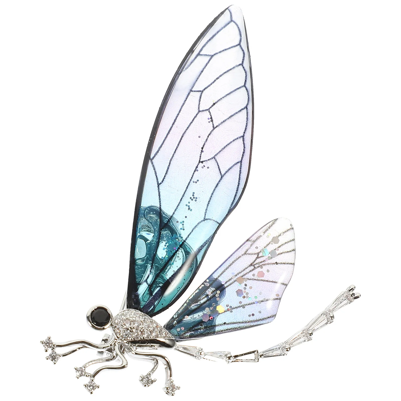 

Dragonfly Corsage Brooch Fashionista Hats Women Pin Decorative Lapel Scarf Clothing Accessory Alloy Insect Collar Miss Retro