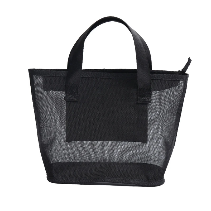 Mesh Yarn Makeup Bag with Zipper and Handle Tote Purse Cosmetics Organize Pouch for Women Men Cosmetic Lipstick Organize
Mesh Yarn Makeup Bag with Zipper and Handle Tote Purse Cosmetics Organize Pouch for Women Men Cosmetic Lipstick Organize