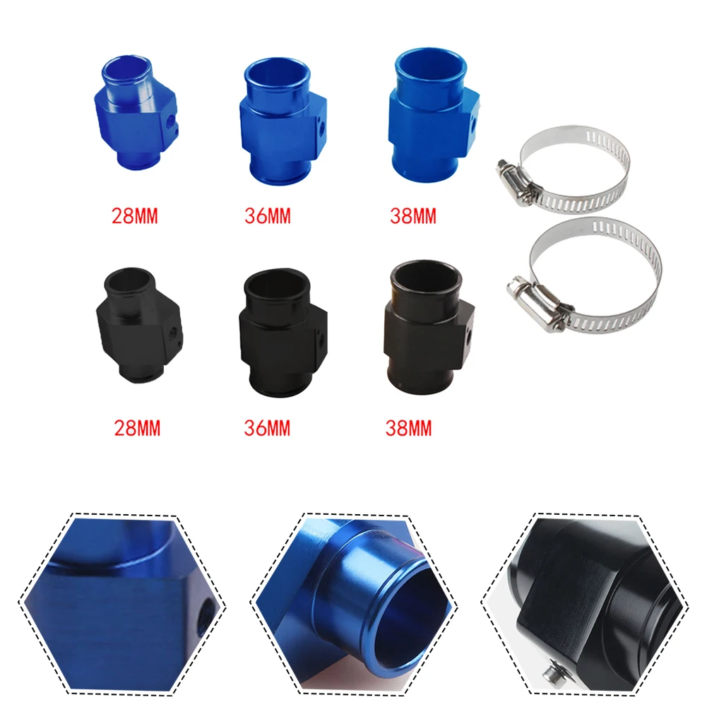 Water Temp Temperature Joint Pipe Sensor Gauge Radiator Hose Adapter Universal Car Water Temperature Meter Accessories 28mm Blue
Water Temp Temperature Joint Pipe Sensor Gauge Radiator Hose Adapter Universal Car Water Temperature Meter Accessories 28mm Blue