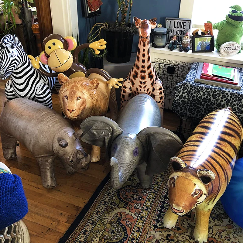 Giant Jungle Animal Simulation Inflatable Giraffe Elephant Zebra Rabbit Frog Balloon Pool Party Decoration Kids Birthday Gifts
Giant Jungle Animal Simulation Inflatable Giraffe Elephant Zebra Rabbit Frog Balloon Pool Party Decoration Kids Birthday Gifts