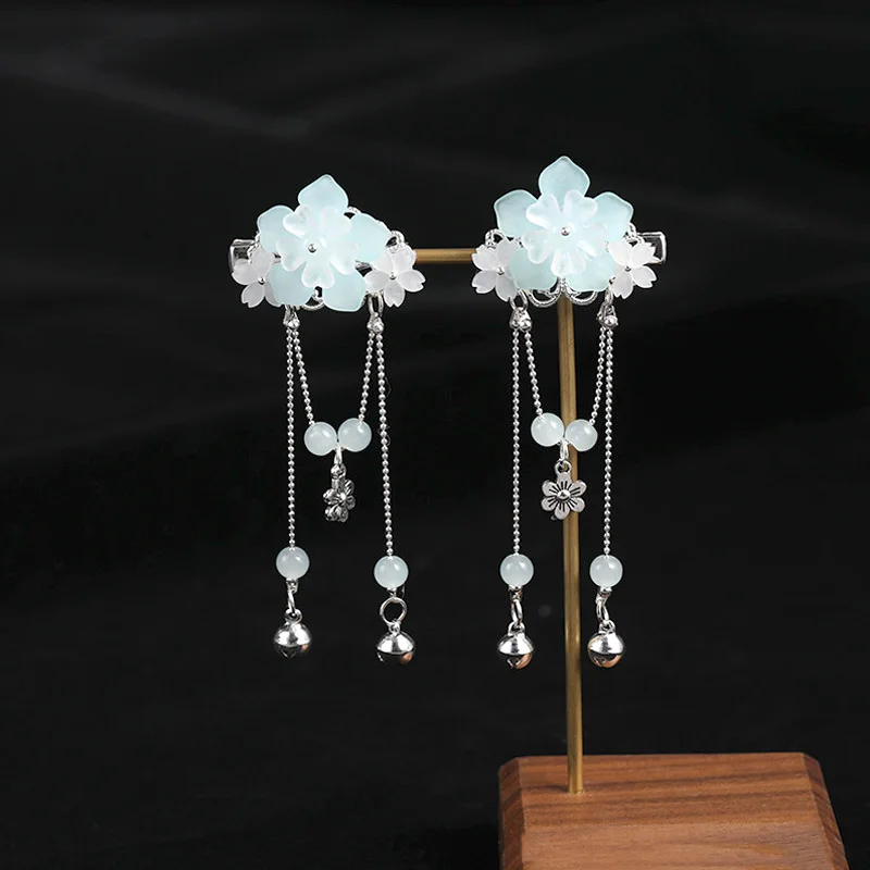 1pair Ancient Style Tassel Hairpin Long Chain Beads Chinese Style Hanfu Children Headdress Cute Girl Woman Accessories Gift
1pair Ancient Style Tassel Hairpin Long Chain Beads Chinese Style Hanfu Children Headdress Cute Girl Woman Accessories Gift