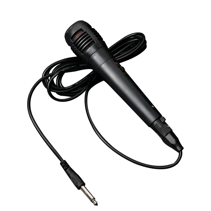 Professional Wired Dynamic Microphone Vocal Mic with XLR to 6.35mm Cable for Karaoke Recording
Professional Wired Dynamic Microphone Vocal Mic with XLR to 6.35mm Cable for Karaoke Recording